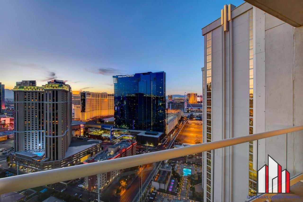 Mgm Signature-29-607 F1 Track & Strip View Balcony Las Vegas Kültér fotó