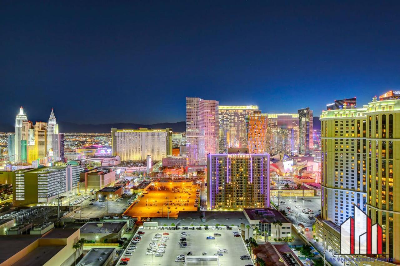 Mgm Signature-29-607 F1 Track & Strip View Balcony Las Vegas Kültér fotó