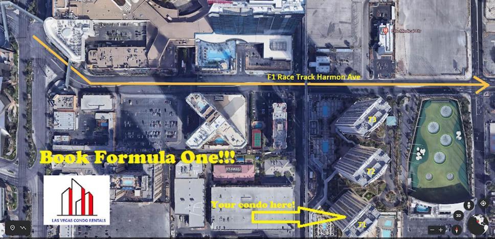 Mgm Signature-29-607 F1 Track & Strip View Balcony Las Vegas Kültér fotó